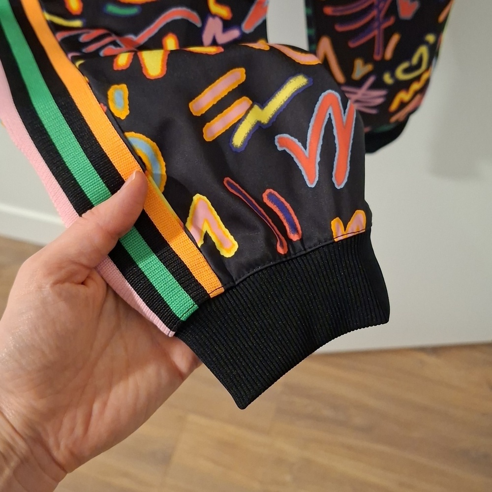 Adidas x Kris Andrew Small Black "Love Unites" Superstar Track Pants (Size XS) - Picture 6 of 10